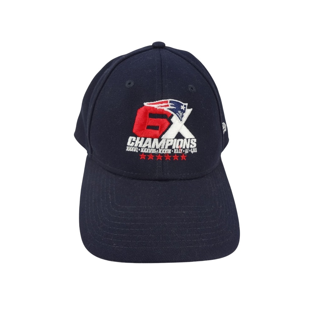 New Era New‎ England Patriots 6X Super Bowl Champions 9FORTY Adjustable Hat Navy